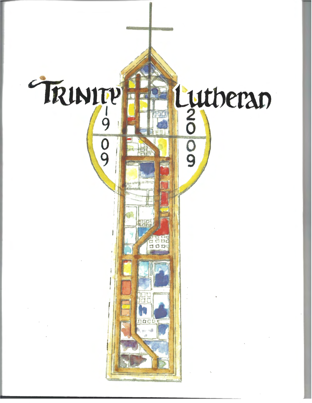 Trinity Lutheran Church, 100Th Anniversary Program