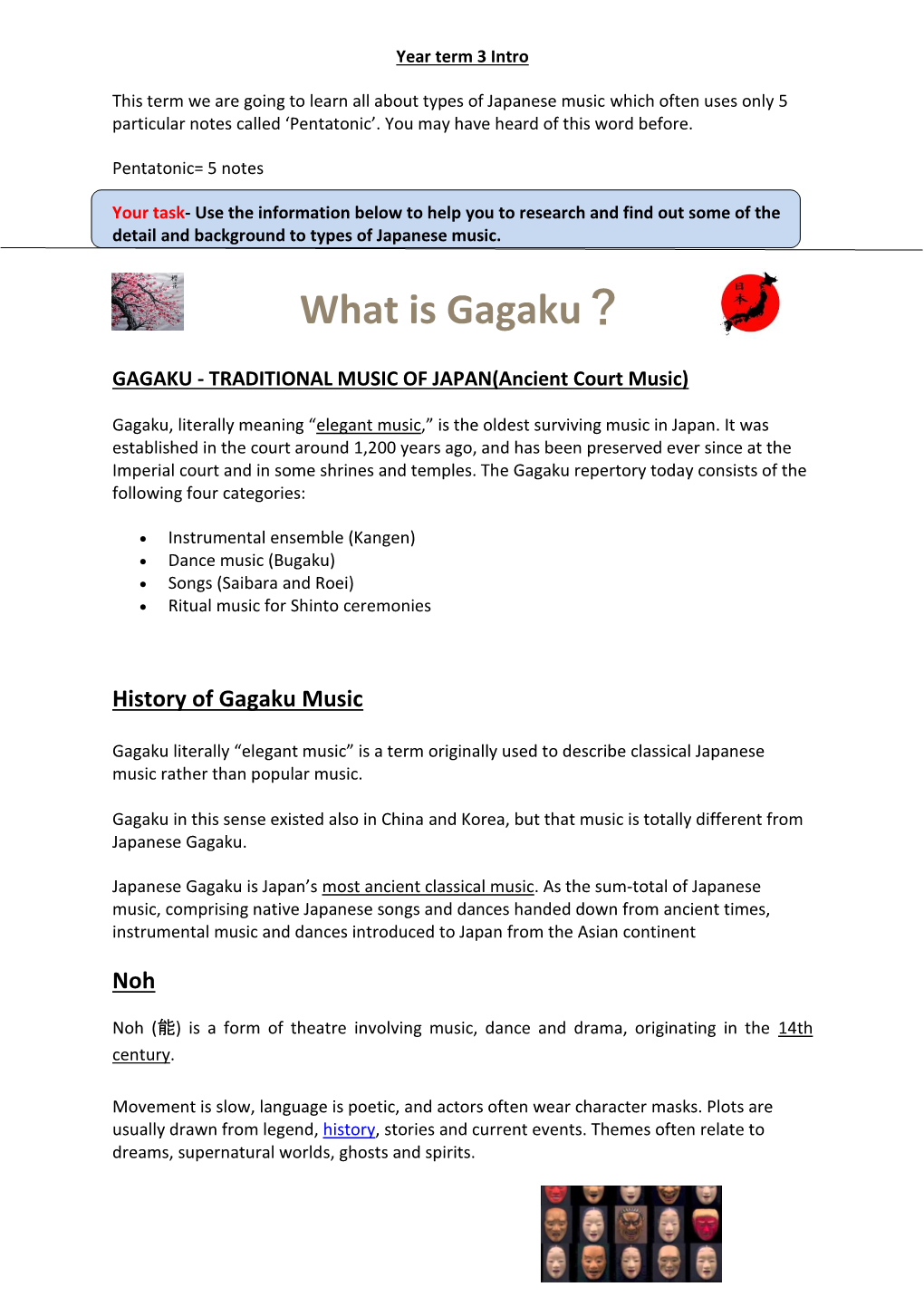 What Is Gagaku？