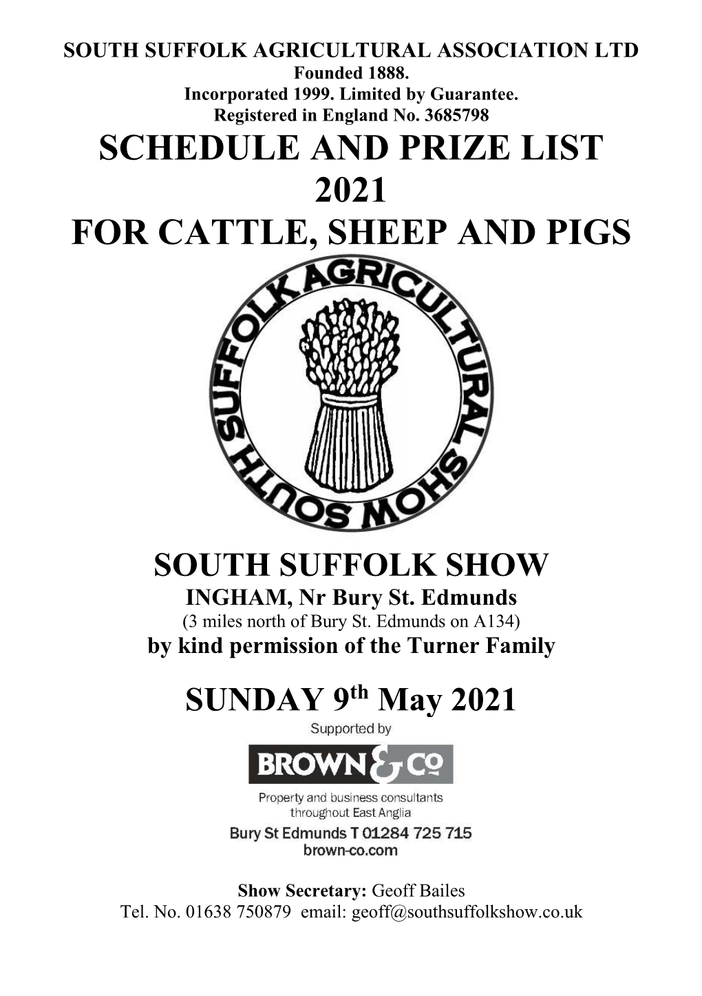 Cattle, Sheep and Pig Schedule 05