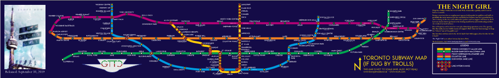 Toronto Subway Map Sorauren Cloverdale St