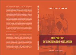 Good Practices in Tribal Education: a Field Study