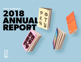 Poetry Foundation 2018 Annual Report