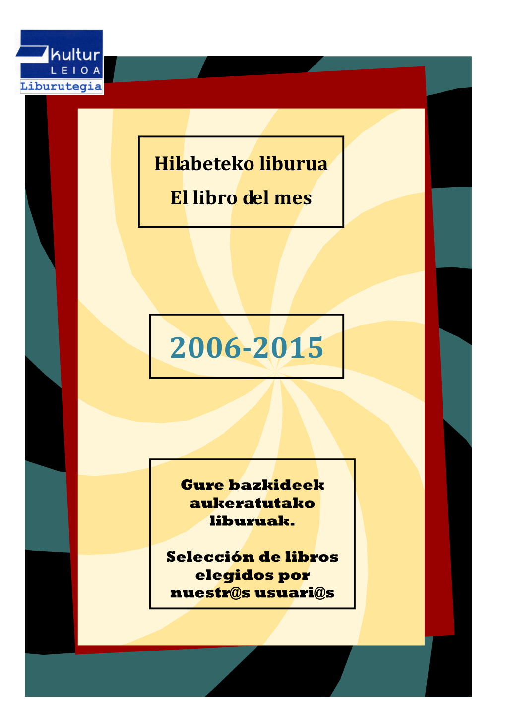 Hilabeteko Liburua El Libro Del Mes