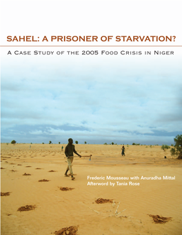 SAHEL: a PRISONER of STARVATION? a Case Study of the 2005 Food Crisis in Niger