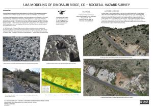 Uas Modeling of Dinosaur Ridge, Co – Rockfall Hazard Survey