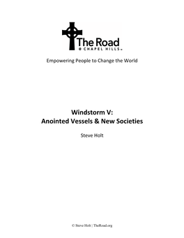 Windstorm V: Anointed Vessels & New Societies