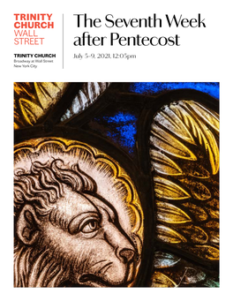 The Seventh Week After Pentecost