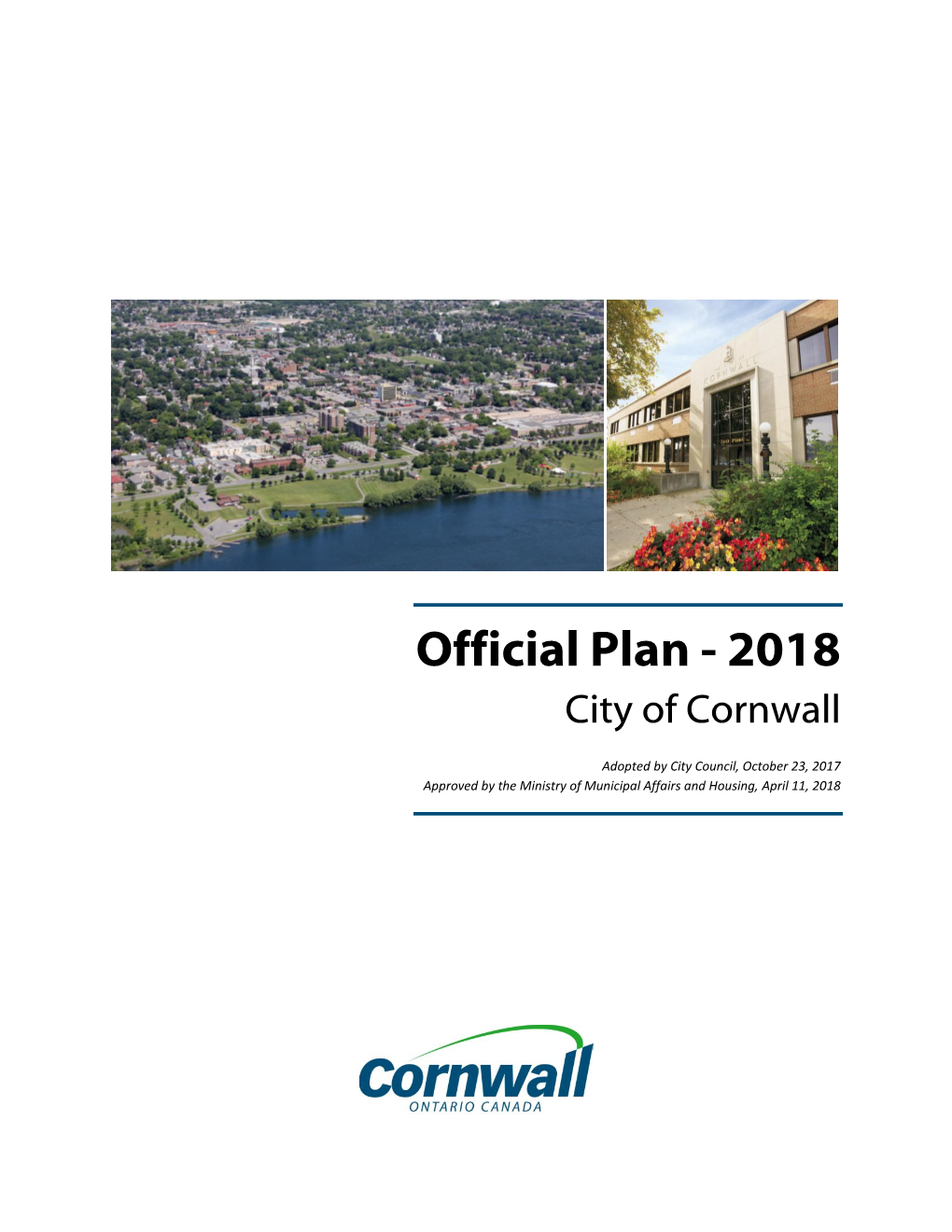 Official Plan - 2018 City of Cornwall