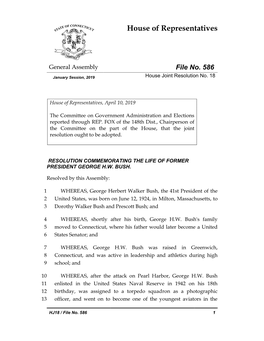 File No. 586 for House Joint Resolution No. 18