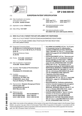 Wsx-1/Il-27 As a Target for Anti-Inflammatory Responses