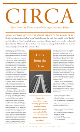 Letter from the Dean