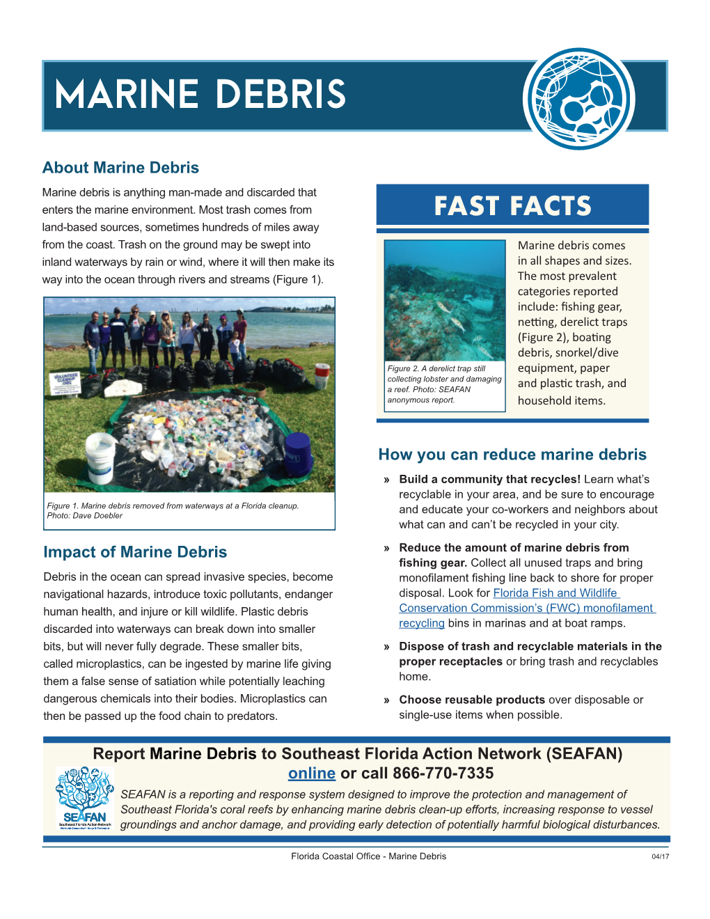 Marine Debris Fact Sheet