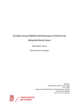 Oncolytic Viruses PANVAC and Pelareorep As Treatment for Metastatic Breast Cancer