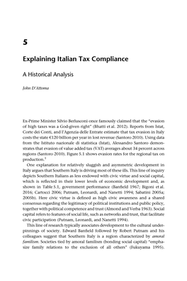 Explaining Italian Tax Compliance