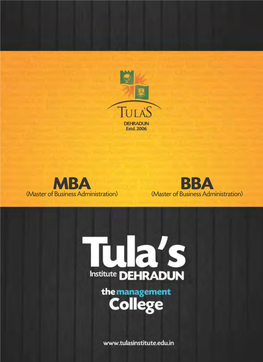 Tulas Prospectus 2016-17 April MBA.Cdr