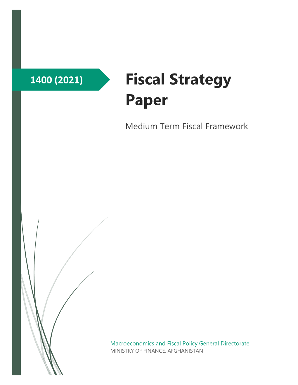 Fiscal Strategy Paper