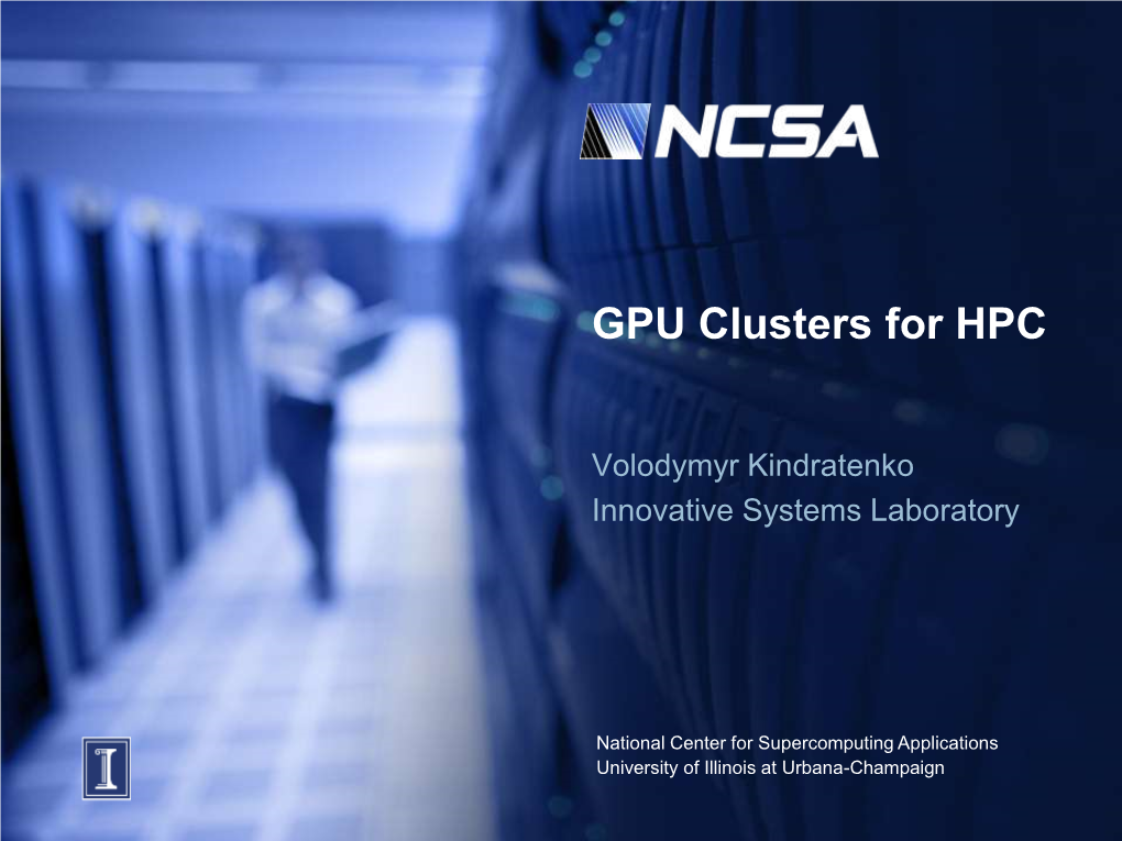 GPU Clusters In