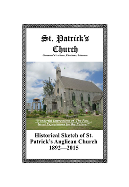 Historical Sketch of St Patricks Church 2015