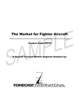 The Market for Fighter Aircraft