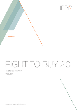 Right to Buy 2.0