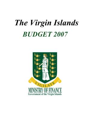 Government of the Virgin Islands 2007 Budget Estimates