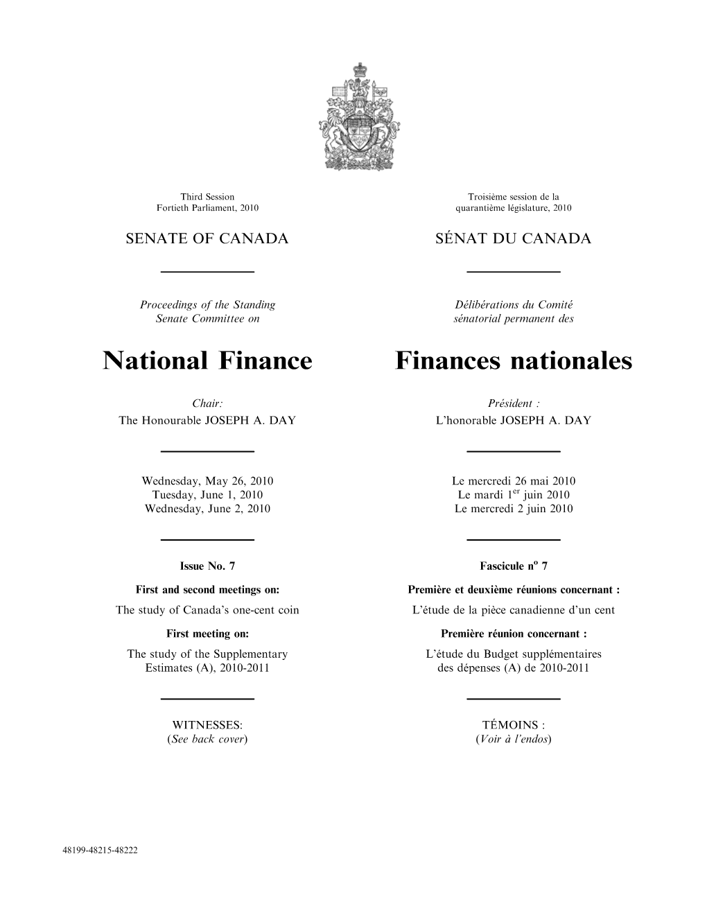 National Finance Finances Nationales