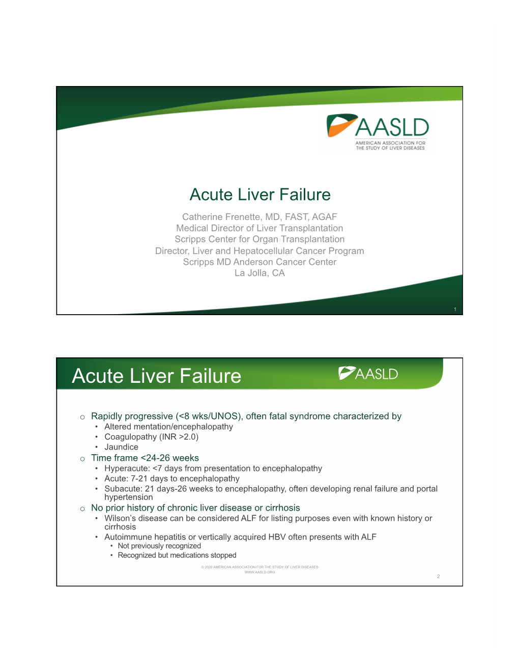 Acute Liver Failure