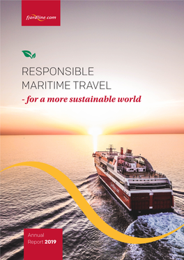 Fjord Line Annual Report 2019 02 Sustainable Growth Towards New Heights