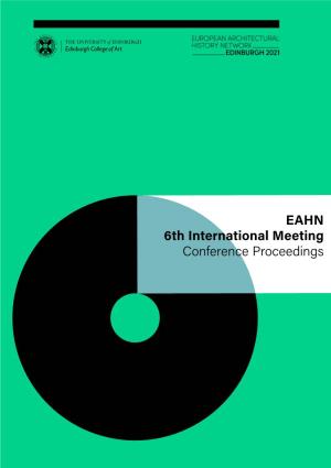 EAHN 6Th International Meeting Conference Proceedings 2