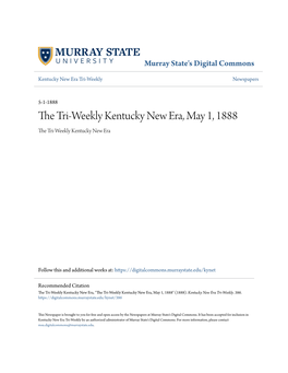 The Tri-Weekly Kentucky New Era, May 1, 1888
