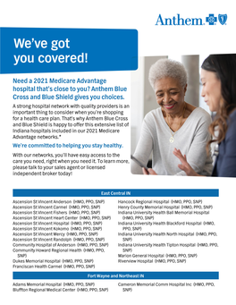 Need a 2021 Medicare Advantage Hospital That's Close to You? Anthem