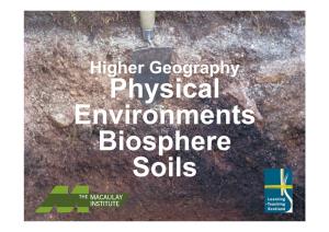 Soils and Their Main Characteristics