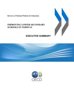 Improving Lower Secondary Schools in Norway
