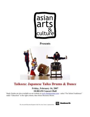 Taikoza: Japanese Taiko Drums & Dance