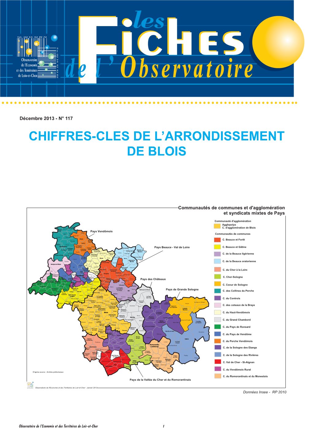 Chiffres-Cles De L'arrondissement De Blois
