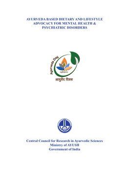 Ayurveda-Based Dietary Guidelines for Mental Disorders