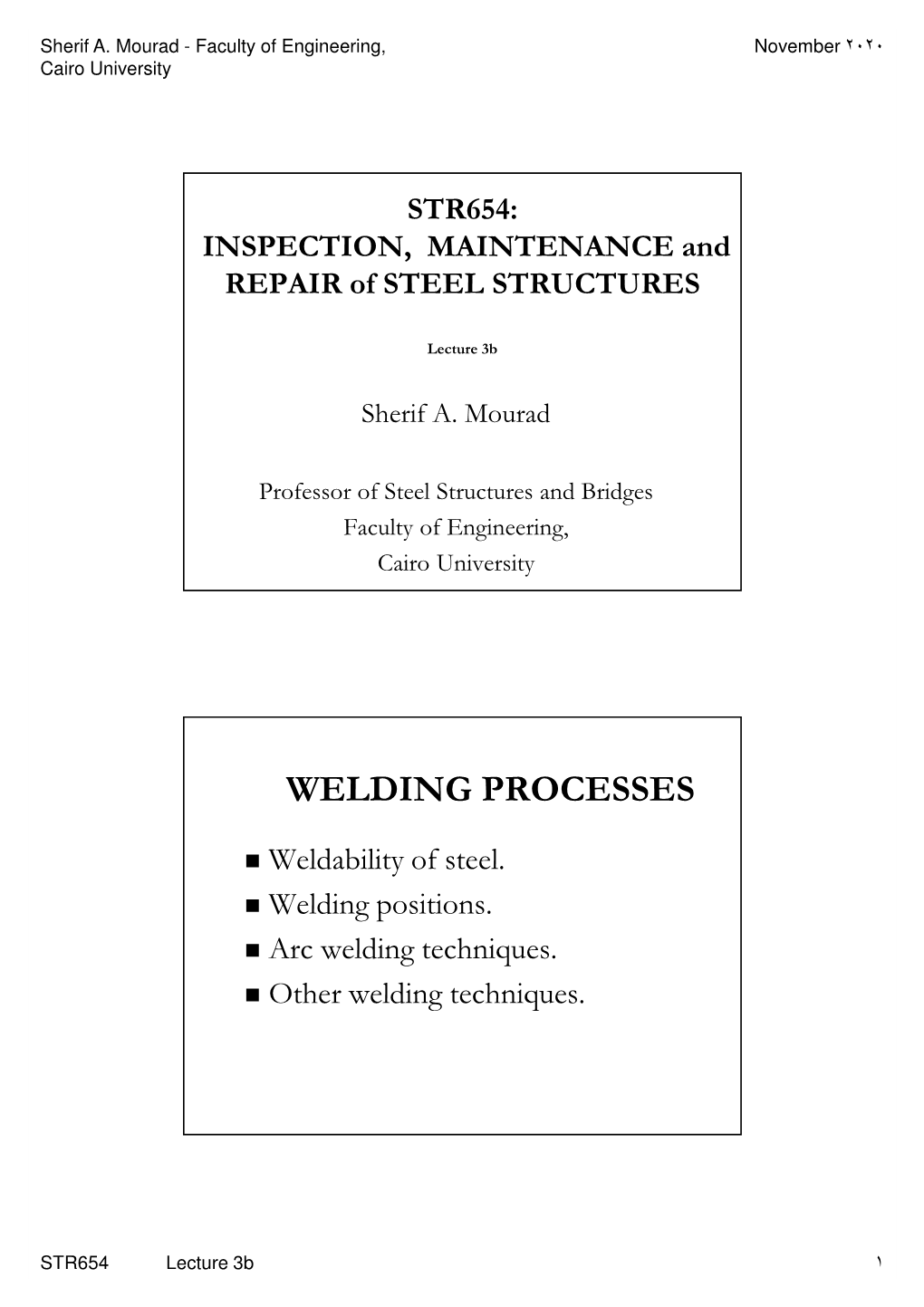 Welding Processes