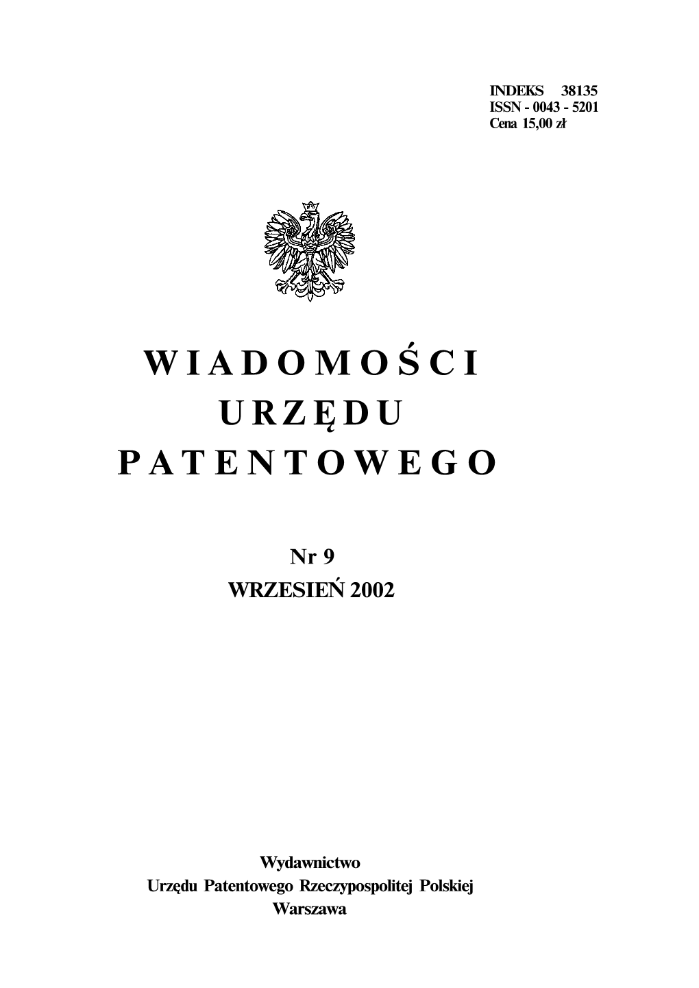 Wiadomości Urzędu Patentowego