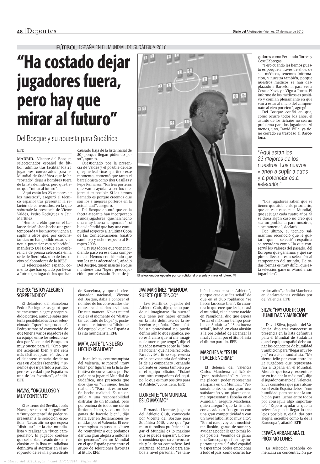 “Ha Costado Dejar Jugadores Fuera, Pero Hay Que Mirar Al Futuro”