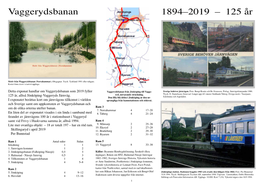 Vaggerydsbanan 1894–2019 – 125 År