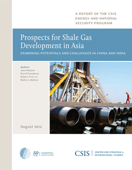 Prospects for Shale Gas Development in Asia Examining Potentials and Challenges in China and India