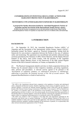 Regulatory Actions in Radiotherapy