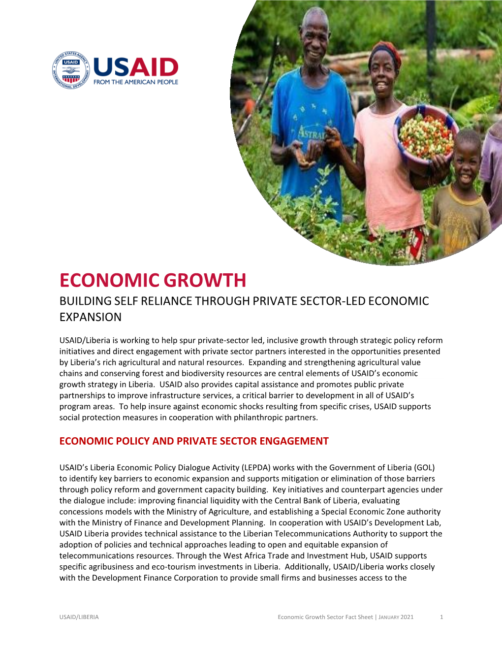 Economic Growth Building Self Reliance Through Private Sector-Led Economic Expansion