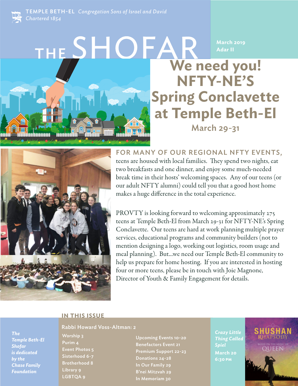 NFTY-NE's Spring Conclavette at Temple Beth-El