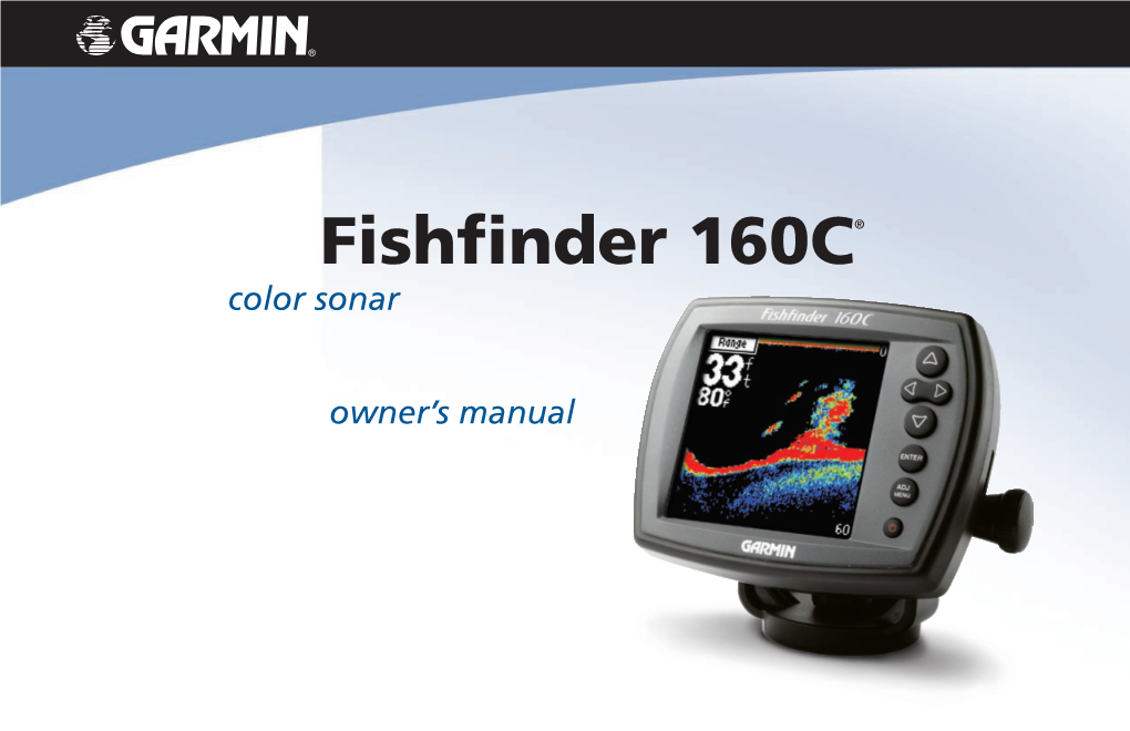 Fishfinder 160C Owner's Manual