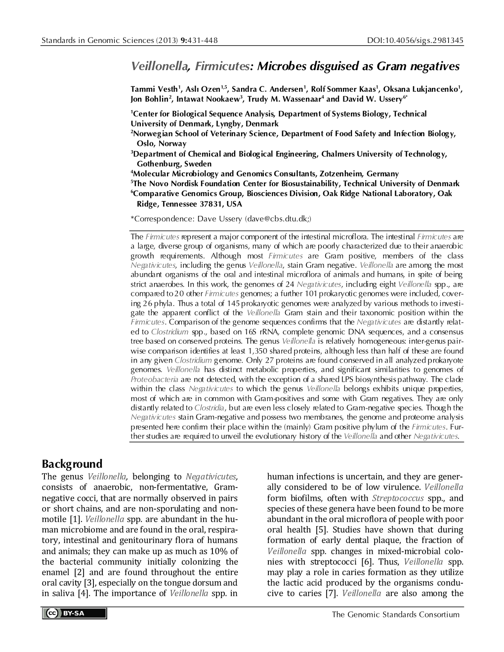 Veillonella, Firmicutes: Microbes Disguised As Gram Negatives