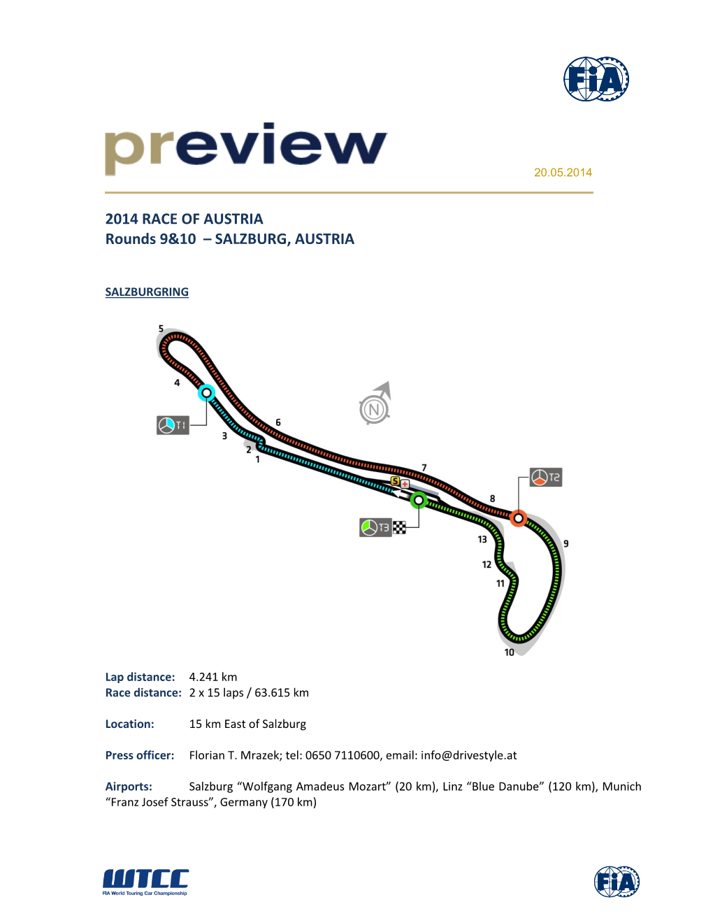 2014 RACE of AUSTRIA Rounds 9&10 – SALZBURG, AUSTRIA