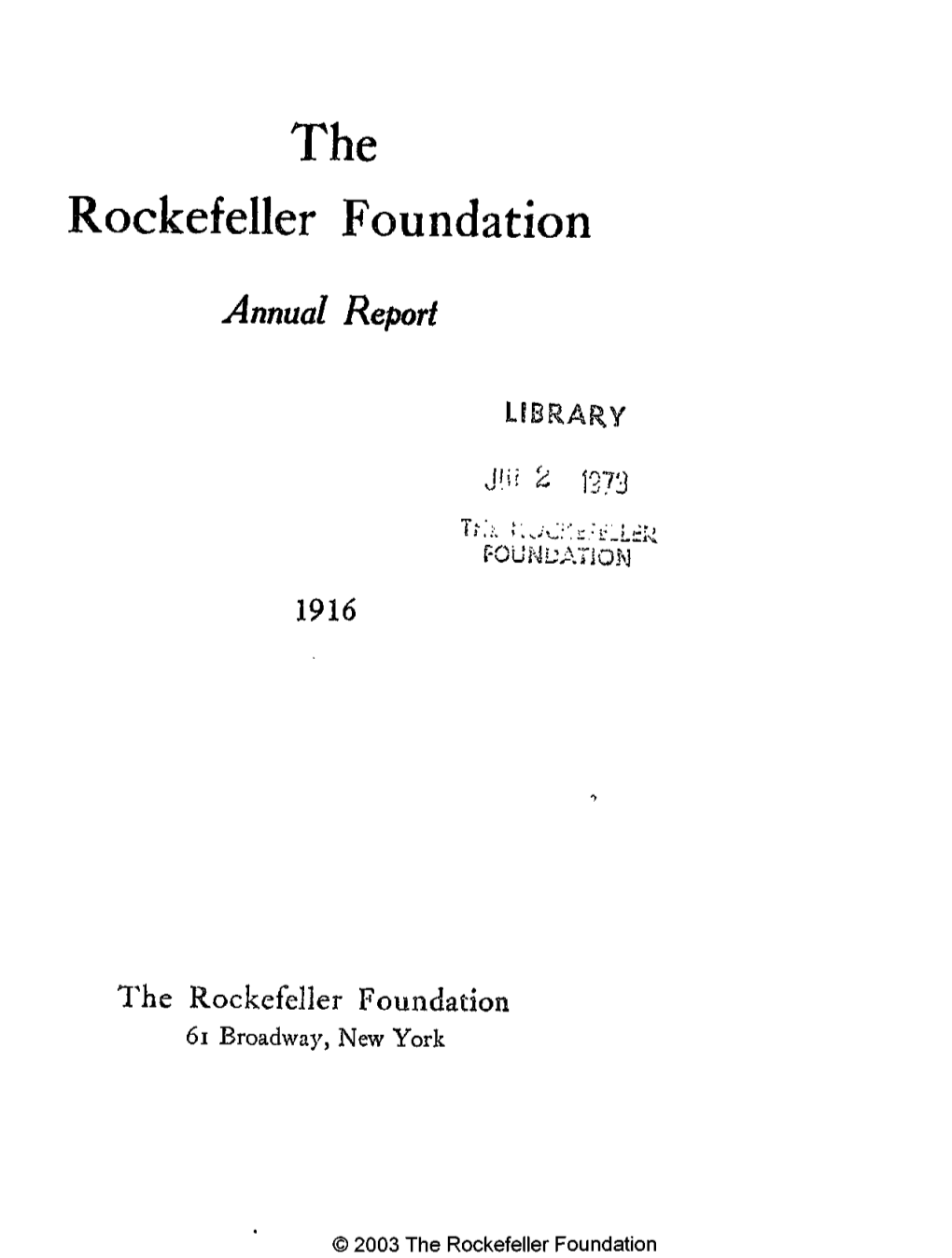 RF Annual Report