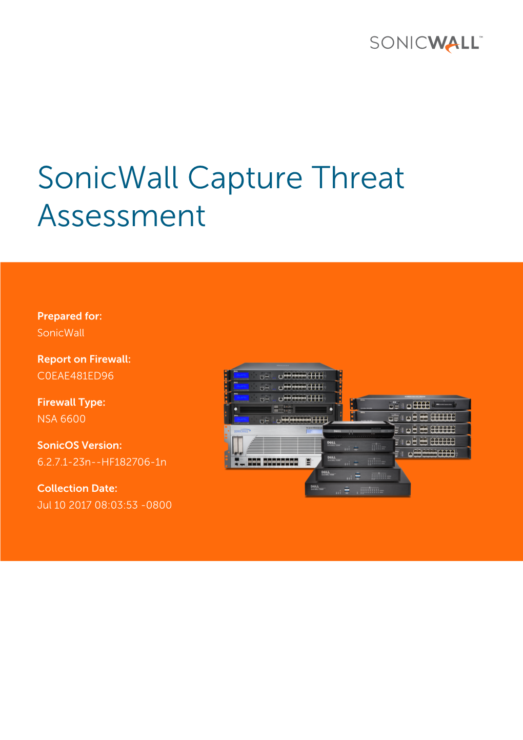 Sonicwall Capture Threat Assessment