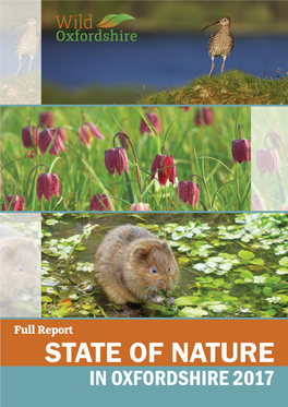 State of Nature in Oxfordshire 2017